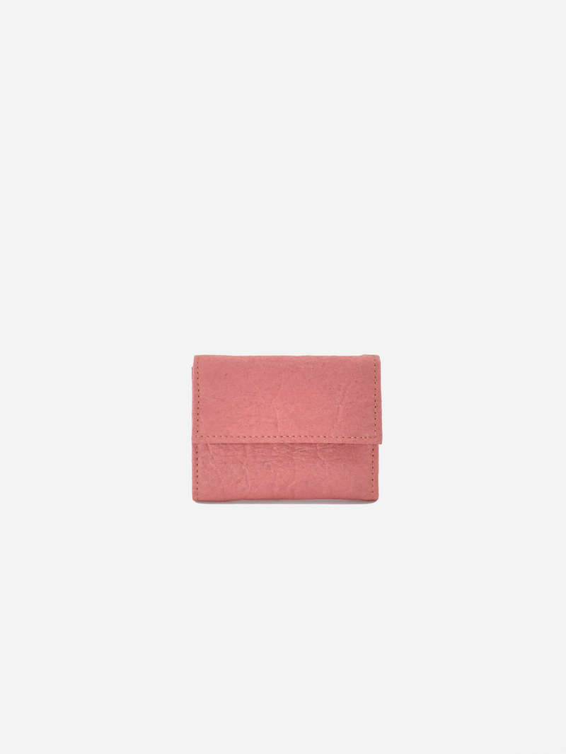 Piñatex Small Wallet, Old Rose