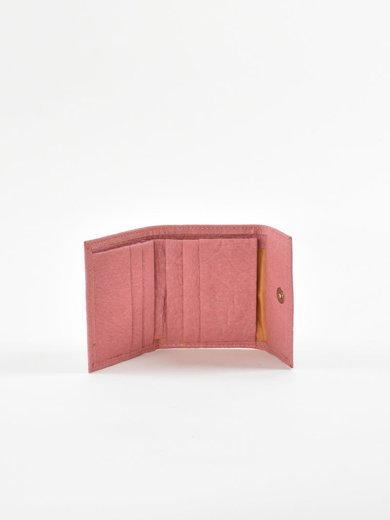 Piñatex Small Wallet, Old Rose